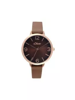 Кварцевые часы S.Oliver, бежевый