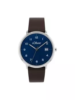 Кварцевые часы S.Oliver, коричневый