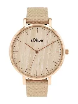 Кварцевые часы S.Oliver, розовый