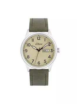 Кварцевые часы S.Oliver, зеленый