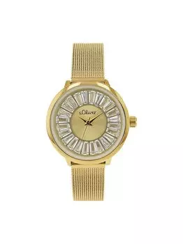 Кварцевые часы S.Oliver, золотой