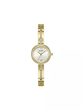 Кварцевые наручные часы Crystal 27 мм GUESS USA, белый