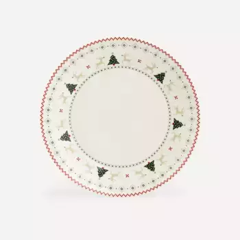 Квебекская рождественская тарелка Basics El Corte Ingls, разноцветный