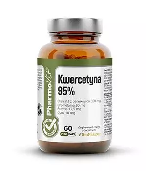 Кверцетина дигидрат, 120 вегетарианских капсул, производитель Янго. Pharmovit