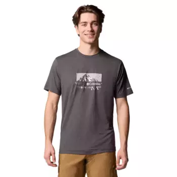Kwick Hike Columbia Мужская футболка, угольно-серый