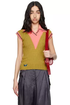 Квимби безрукавный трикотажный поло Kiko Kostadinov, мультиколор