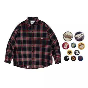 Kxlfchn Рубашка унисекс, Теплый золотисто-коричневый