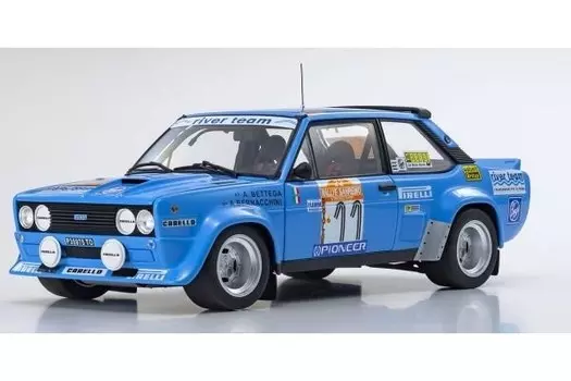 Kyosho Fiat 131 Abarth #11 6-е ралли Сан-Ремо 1:18 08376C