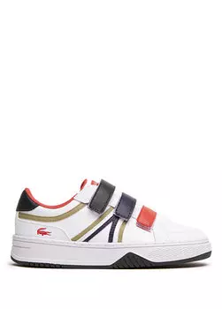 L001 белые детские кроссовки Lacoste