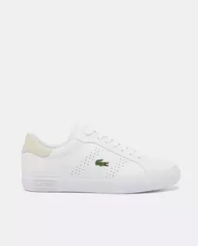 L003 детская спортивная обувь Lacoste, белый