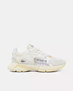 L003 женская спортивная обувь Lacoste, белый