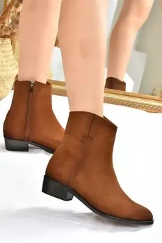 L2526812 Светло-коричневые женские ботинки Fox Shoes