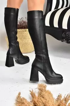 L2823901 Черные женские ботинки Fox Shoes