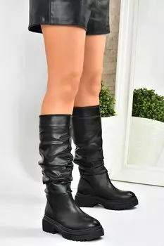 L2941001 Черные женские ботинки Fox Shoes