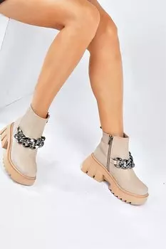 L3069087 Светло-коричневые женские ботинки Fox Shoes