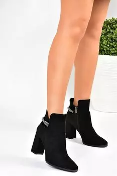 L8201026 Черные женские ботинки Fox Shoes