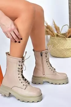 L9967500 Светло-коричневые женские ботинки Fox Shoes