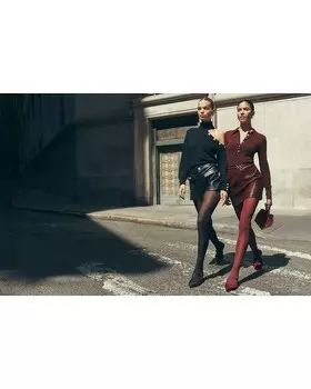 L'AGENCE Dionne Шорты из искусственной кожи с высокой талией, черный