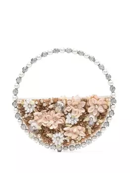 L'Alingi клатч Eternity с цветочной аппликацией, нейтральный цвет