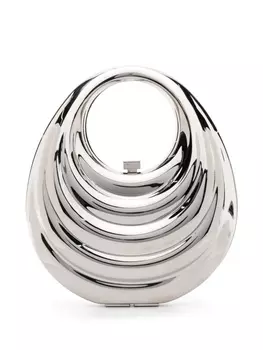 L'Alingi мини-сумка Meleni с эффектом металлик, серебристый