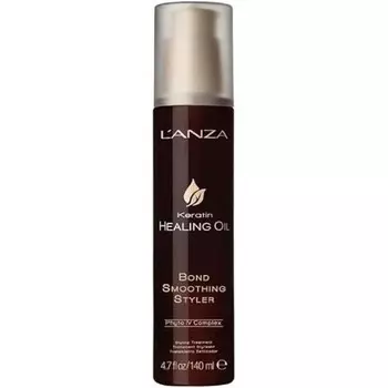 L'ANZA Bond Smoothing Styler Keratin Healing Oil Hair Care Bond Repair Treatment & Hair Styling Cream Phyto IV Complex Hair Repair Treatment Section End Repair Vegan Hair Serum 140 мл Coconut