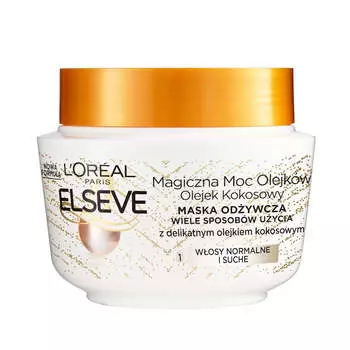 L'Oreal Paris Elseve Magical Power of Oils with Coconut Oil питательная маска для сухих и нормальных волос 300мл