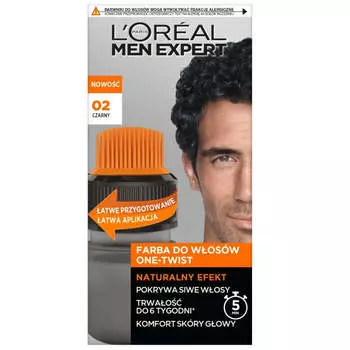 L'Oreal Paris Краска для волос Men Expert One-Twist 02 Черный