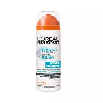 L'Oreal Paris Пена для бритья Men Expert Hydra Sensitive гипоаллергенная 200мл