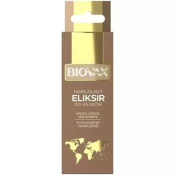 L'Biotica Hair Увлажняющий эликсир, разглаживающий волосы, Biovax