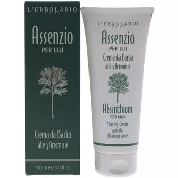 L'Erbolario Крем для бритья Absinthium For Him с тремя видами полыни
