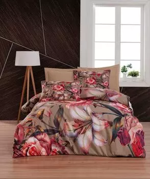 L'Essentiel Linge de Maison, 470, комплект двойных пододеяльников, коричневый, 100 % ПОЛИЭСТЕР МИКРОСАТИН, 200 x 220 см