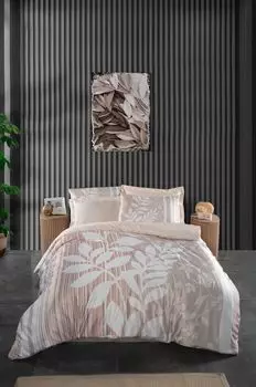 L'Essentiel Linge de Maison, 480, Комплект пододеяльников размера King Size (FR), кремовый, 100 % ПОЛИЭСТЕР МИКРОСАТИН, 240 x 220 см