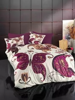 L'Essentiel Linge de Maison, 485, Комплект пододеяльников Super King Size (ЕС) (IT), фиолетовый, 100 % ПОЛИЭСТЕР МИКРОСАТИН, 260 x 220 см