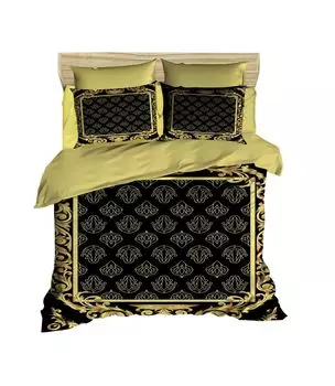 L'Essentiel Linge de Maison, Adal- PRF1142, Черный,Золотой, Пуховые одеяла, верхняя часть пододеяльника и наволочки: 100% полиэстер, микросатин