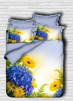 L'Essentiel Linge de Maison, Adal- PRL2046, Синий, Пуховые одеяла, верхняя часть пододеяльника и наволочки: 100% полиэстер, микросатин