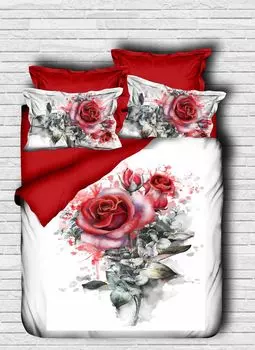 L'Essentiel Linge de Maison, Adal- PRL6122, Красный, Пуховые одеяла, верхняя часть пододеяльника и наволочки: 100% полиэстер, микросатин