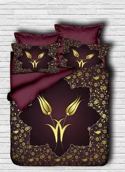 L'Essentiel Linge de Maison, Adal- PRL6124, Бордовый, Пуховые одеяла, верхняя часть пододеяльника и наволочки: 100% полиэстер, микросатин