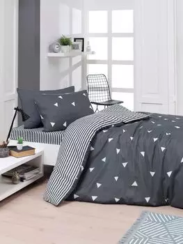 L'Essentiel Linge de Maison, Begonvilla- EPJ7442, серый, белый, пуховые одеяла, 65 % хлопок / 35 % полиэстер