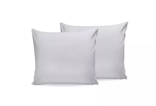 L'Essentiel Linge de Maison, Белый, комплект наволочек (2 шт.) (EU) (IT), Белый, 100 % ХЛОПОК RANFORCE, 50 x 80 см