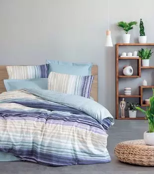 L'Essentiel Linge de Maison, Fonte - Mint, Комплект пододеяльников Ranforce Super King (FR), мятный, 100 % ХЛОПОК RANFORCE, 260 x 220 см