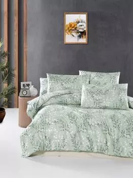 L'Essentiel Linge de Maison, Marfa, Комплект пододеяльников Ranforce, зеленый, 100 % ХЛОПОК RANFORCE, 160 x 220 см