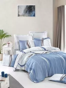 L'Essentiel Linge de Maison, Papiyan, атласный комплект пододеяльников (FR), белый, 100 % хлопковый сатин, 140 x 200 см