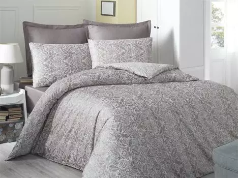 L'Essentiel Linge de Maison, Сатен-Капучино, комплект пододеяльников Satin Single XXL (DE), коричневый, 100 % хлопковый сатин, 155 x 220 см