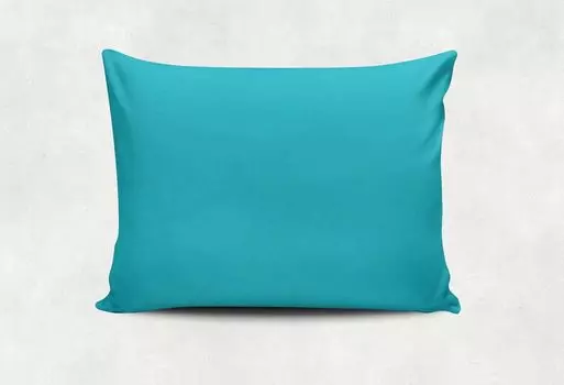 L'Essentiel Linge de Maison, Sax Blue, комплект чехлов (2 шт.) (Франция), саксофон синий, 100 % ХЛОПОК RANFORCE, 60 x 60 см