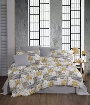 L'Essentiel Linge de Maison, Serra - Серый, Комплект пододеяльников Ranforce King Size (FR), Серый, 100 % ХЛОПОК RANFORCE, 240 x 220 см