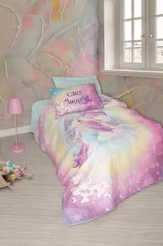 L'Essentiel Linge de Maison, Sirena - Mint v2, Комплект пододеяльников Ranforce Young, мятный, 100 % ХЛОПОК RANFORCE, 160 x 220 см