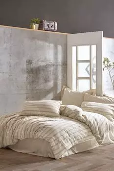 L'Essentiel Linge de Maison, Solaria- SHS6359, Зеленый, Кремовый, Пуховые одеяла, 100% ХЛОПОК