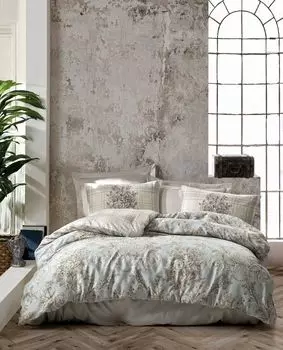 L'Essentiel Linge de Maison, Terry - Бежевый, Двойной комплект пододеяльников из атласа, бежевый, 200 x 220 см