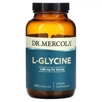 L-глицин Dr.Mercola 1000 мг, 180 капсул