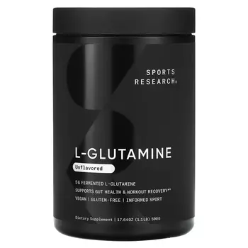 L-глютамин Sports Research, 500 г
